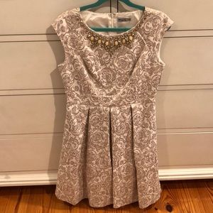 Brocade Blush Dress